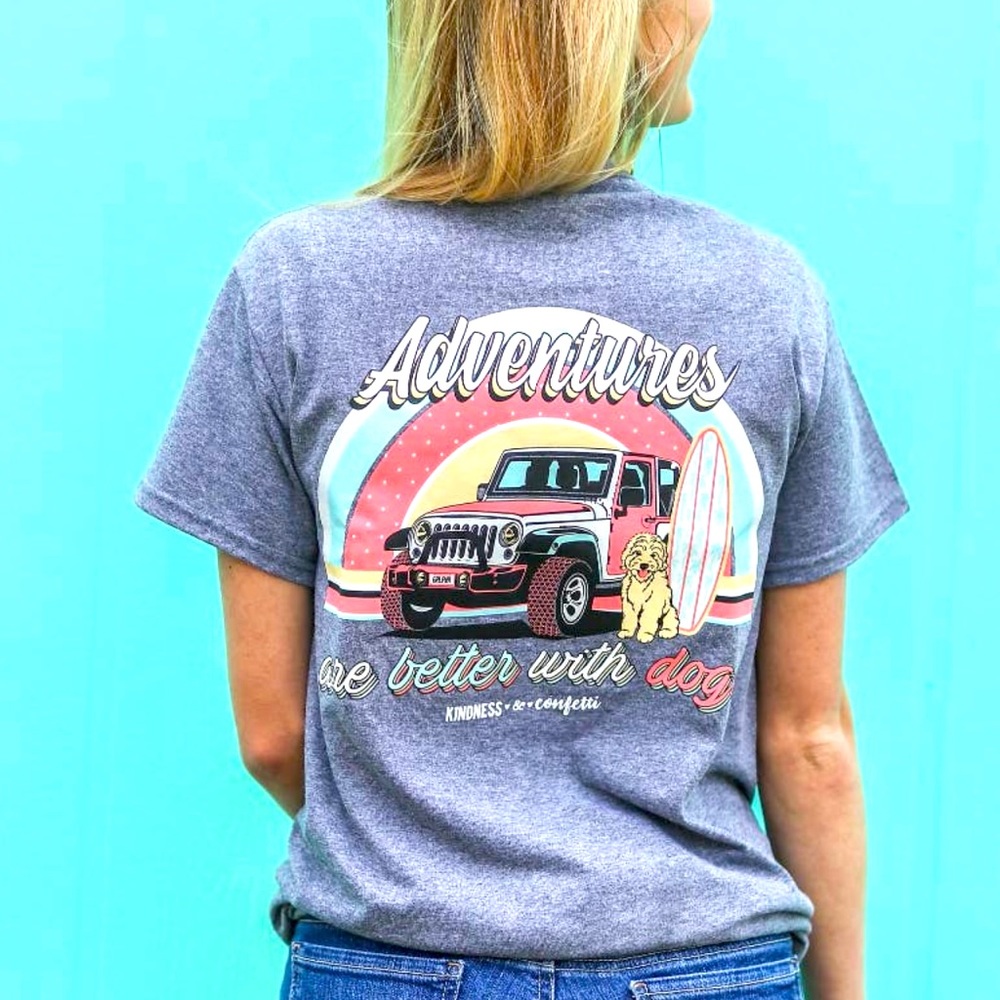 Jadelynn Brooke, Adventures Are Better With Dogs Shirt